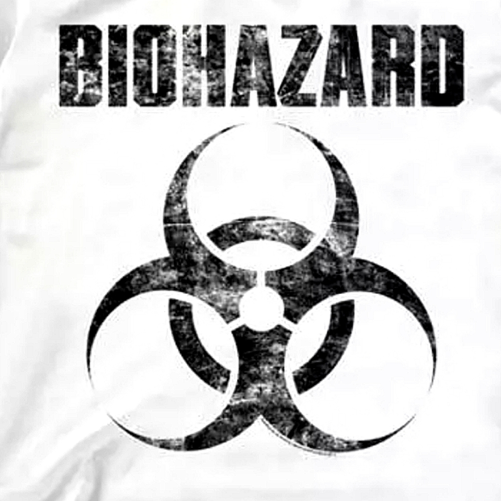 Biohazard Distressed Logo Heavy Metal Shirt - Picture 3 of 3